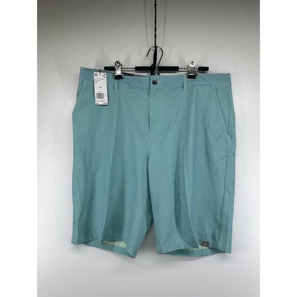 Adidas Golf Ultimate 365 Heather Stripe Green Golf Shorts Size 38 EA2920 NWT $70 - Picture 1 of 11